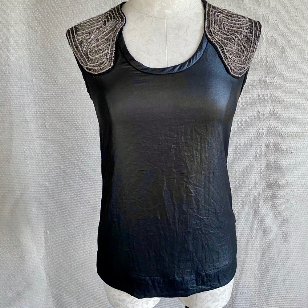 Yigal Azourel XS Gothic Punk Rocker Chain Top